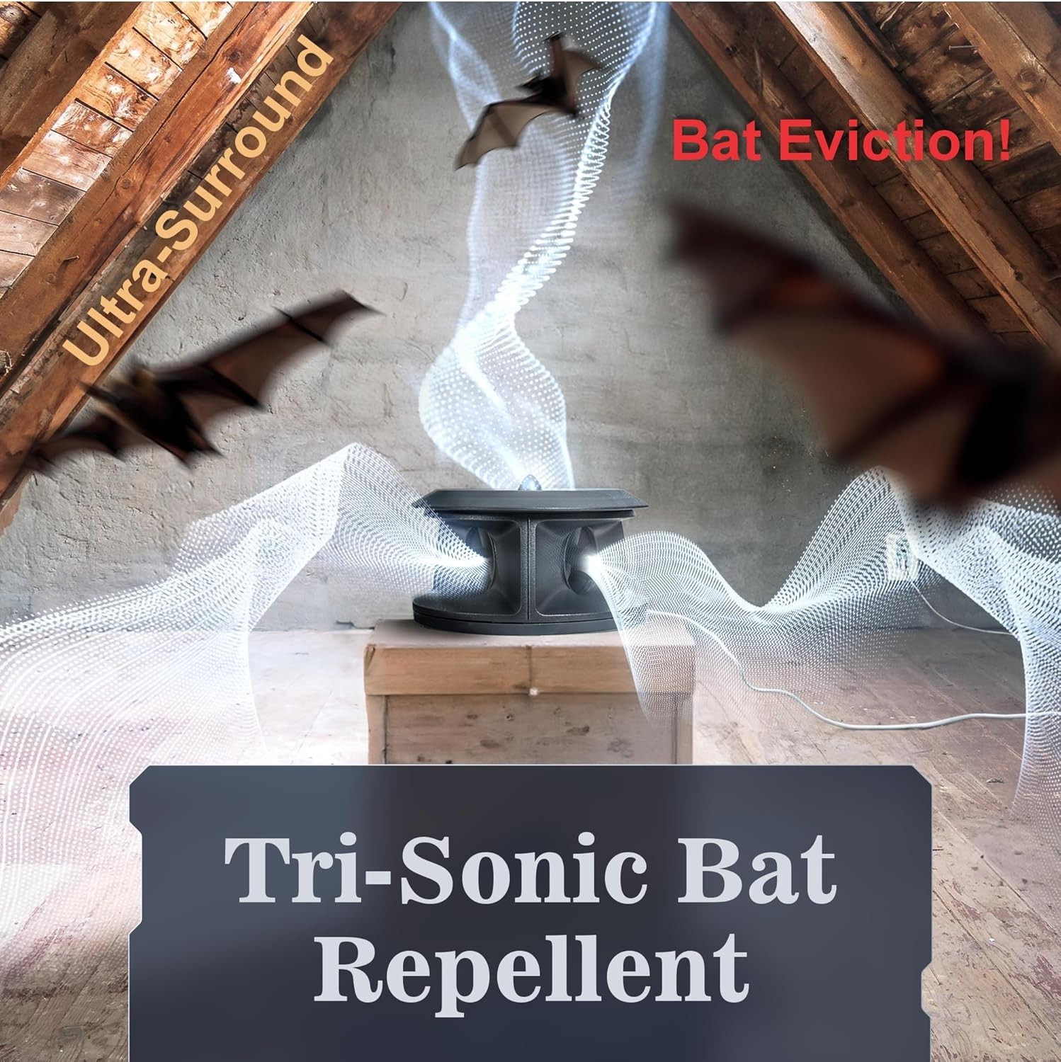 Powerful Ultrasonic Bat Deterrent