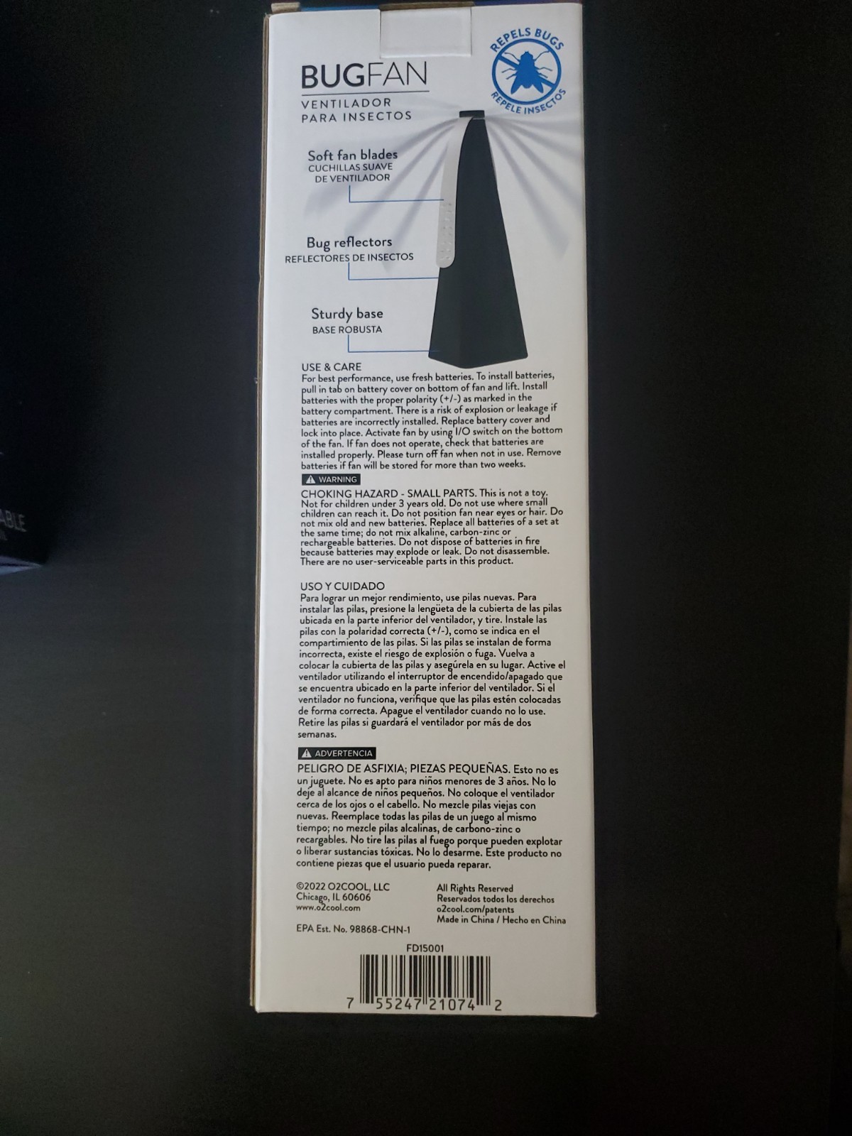 Treva BugFan Insect Fly Repellent Chemical Free Portable Deterrent BRAND NEW