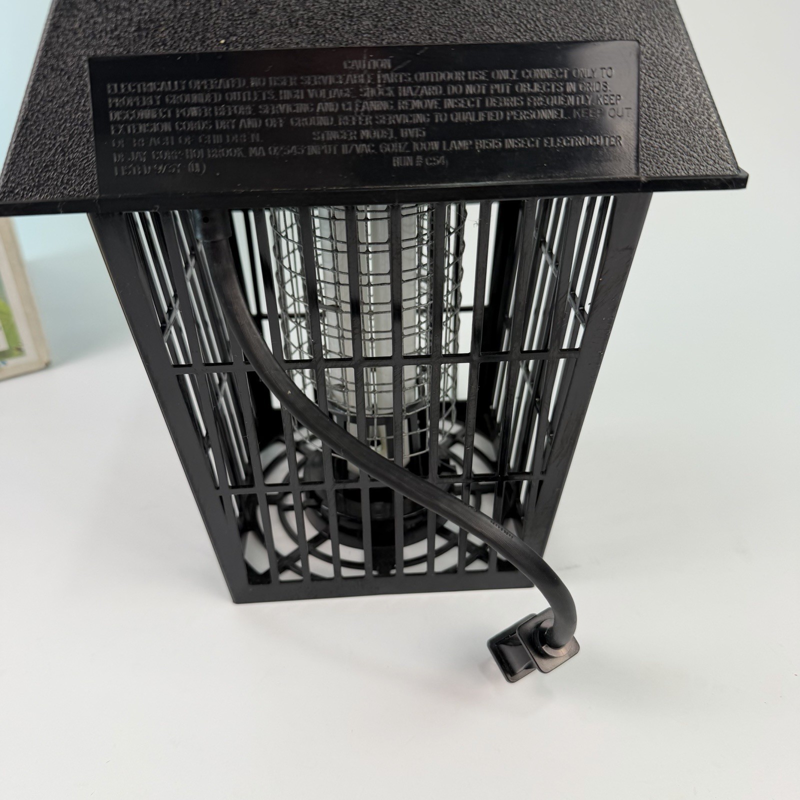 Stinger UV 15 Electronic Bug Zapper Lantern Black Outdoor Electric 1/2 Acre Y325