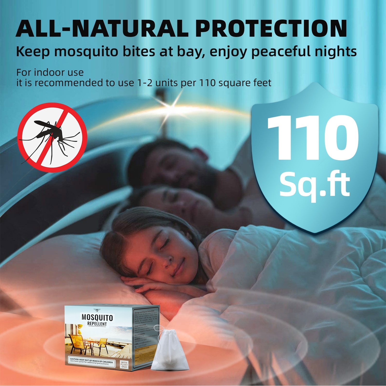 10 Pack Mosquito Repellent Outdoor Patio, Mosquitoes Deterrent for Yard