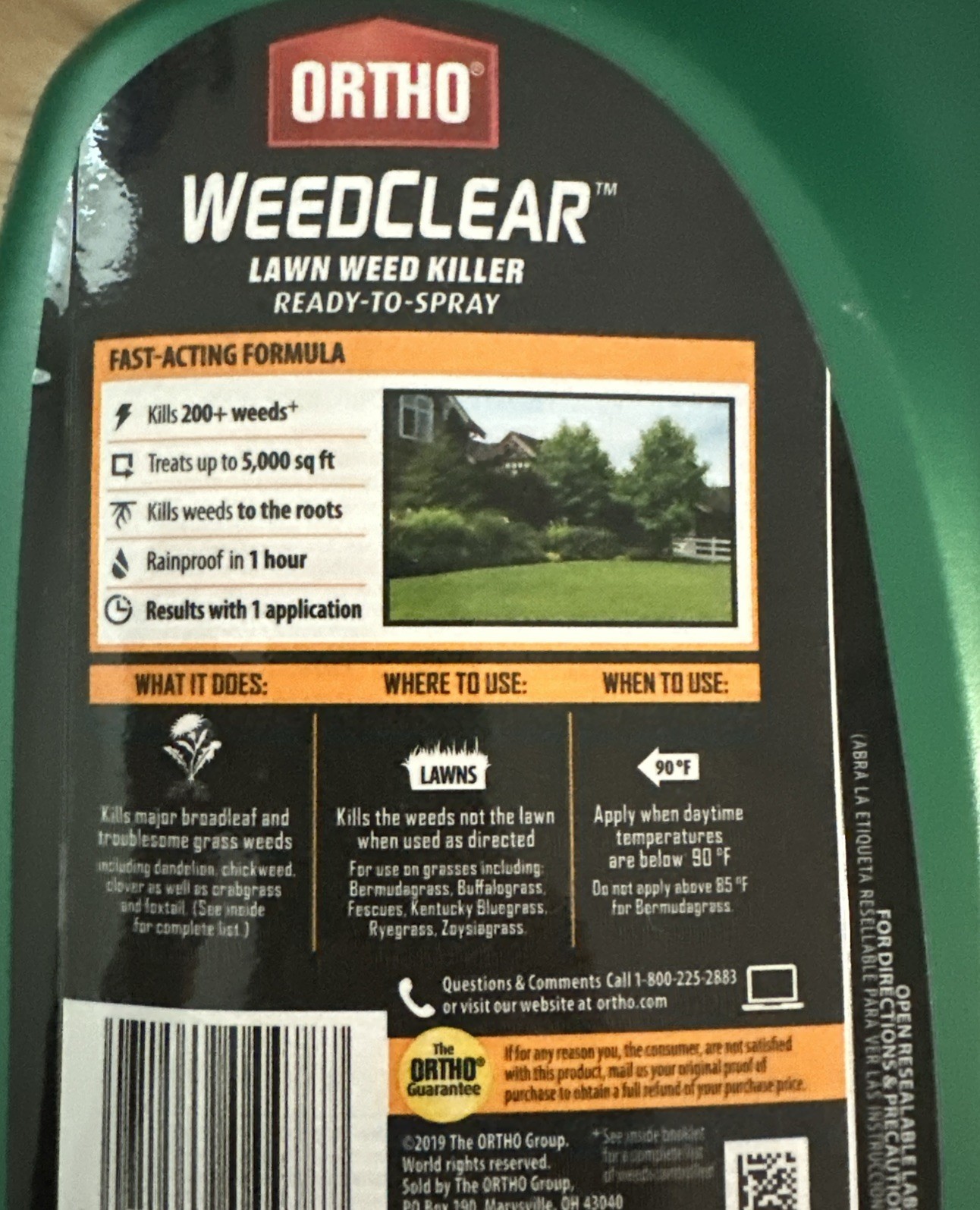 Ortho WeedClear Weed Killer For Lawns 32 oz Concentrate Dandelion Crabgrass