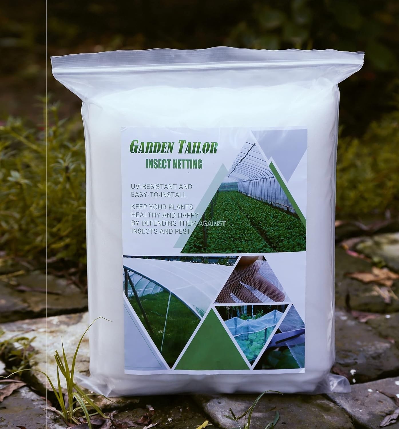 Multi-Purpose HDPE Garden Netting – 4’x10′ Insect Barrier for Healthy Growth