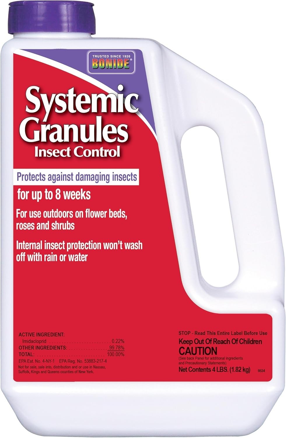 Bonide Systemic Insect Control Granules 4 lb Outdoor Plant Pest Killer MultiPack