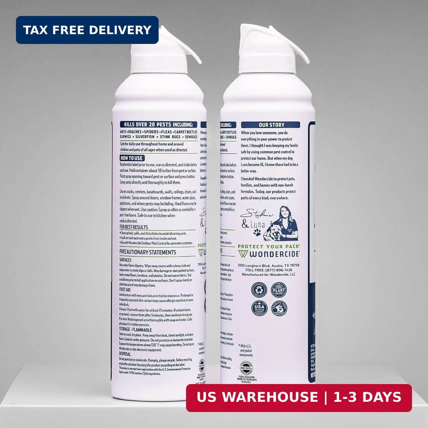 Wondercide – Ant & Roach Aerosol Spray for Kitchen, Home, and Indoor Areas – Ant