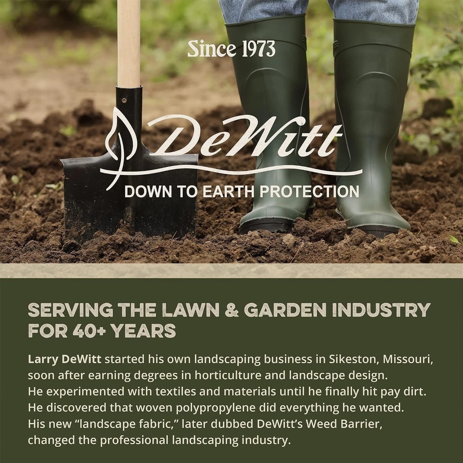 Dewitt Sunbelt Weed Barrier Fabric 3.2 oz, 4 x 100 Feet – Heavy-Duty Ground C…