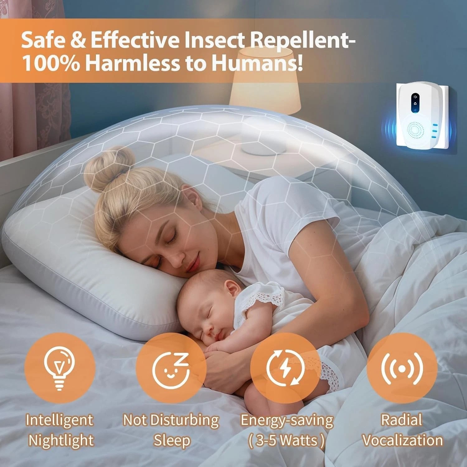 2026 Upgraded Ultrasonic Indoor Pest Repeller, 3-Mode Pest Control, 6 Pack | …