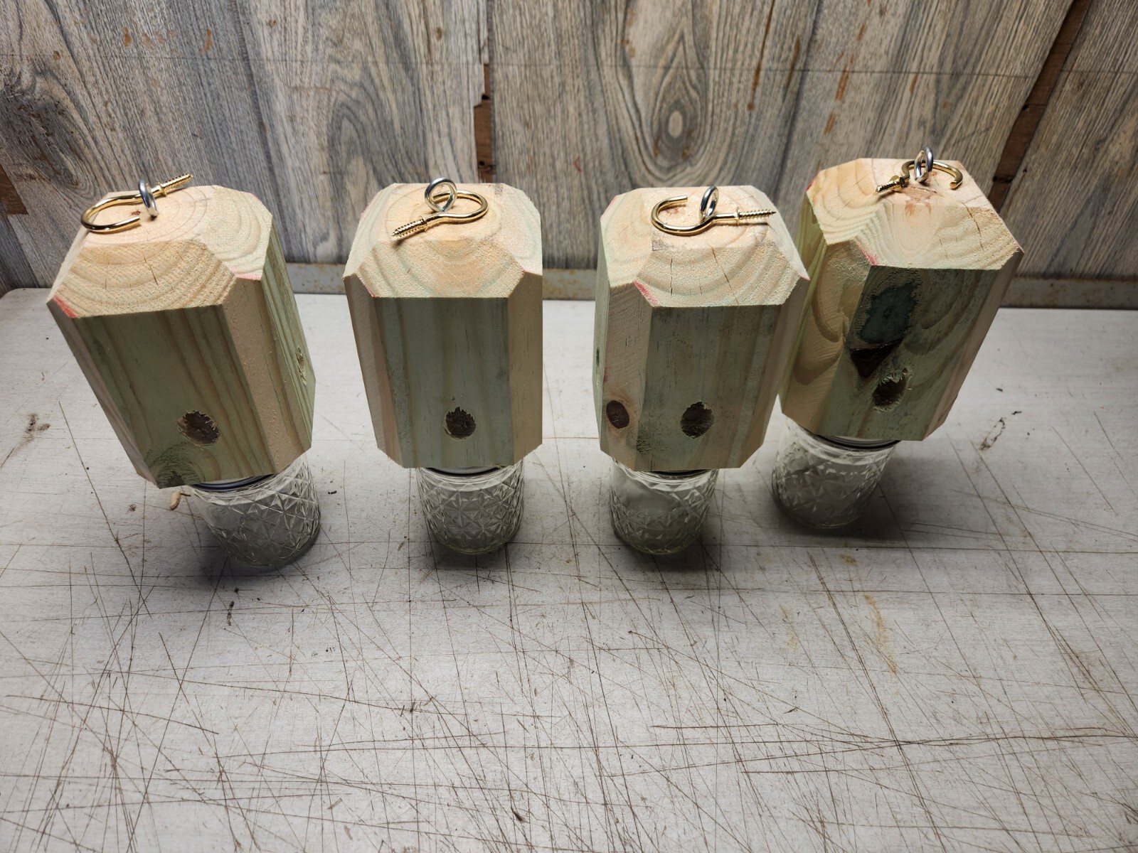lot of 6 carpenter bee traps