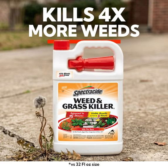(2 pack) Spectracide Weed and Grass Killer 128 Oz Sprayer Ready-to-use 1 Gallon