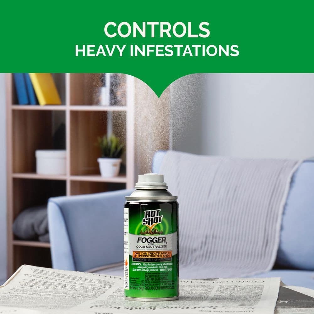 Bug Bomb Indoor Pest Control Fogger–Roaches, Spiders, Flies & Fleas Killer 3Pcs
