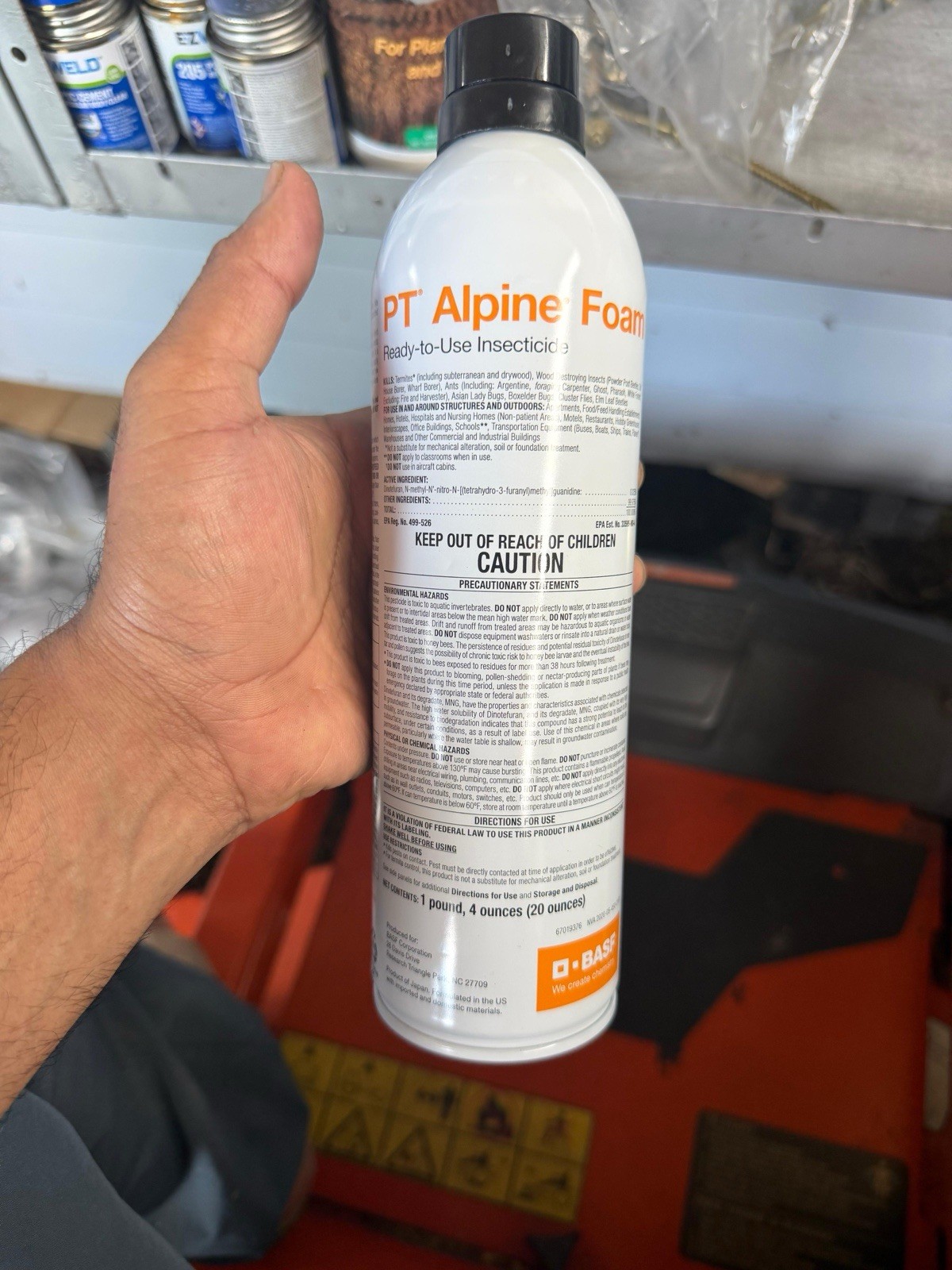 BASF PT Alpine Foam Ready-to-Use Insecticide for Ant & Termite 20 oz