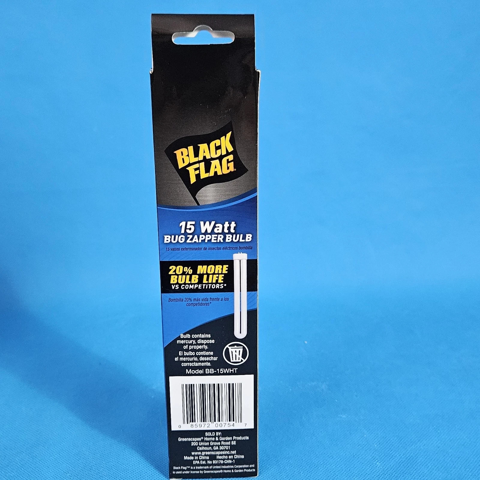 Black Flag 15W Bug Zapper Replacement Light Bulb Genuine New
