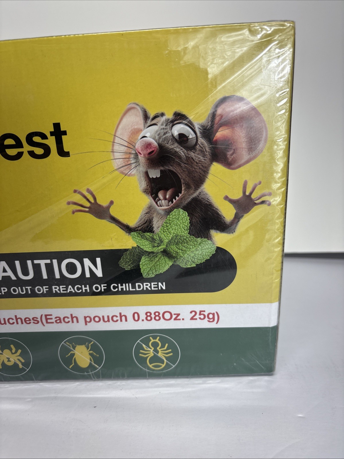 60 Pack Botanical Rodent and Pest Repellent Pouches, Safe for Pets and Children