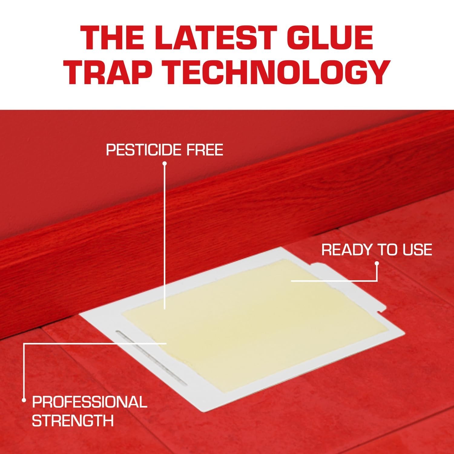 Tomcat Glue Boards with Immediate Grip Glue, Ready-To-Use, 4 Traps Free Shipping