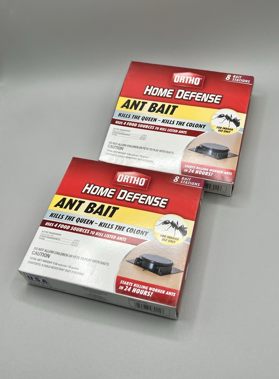 16-Pack ORTHO Home Defense Indoor Ant Insect Queen Killer Bait Stations