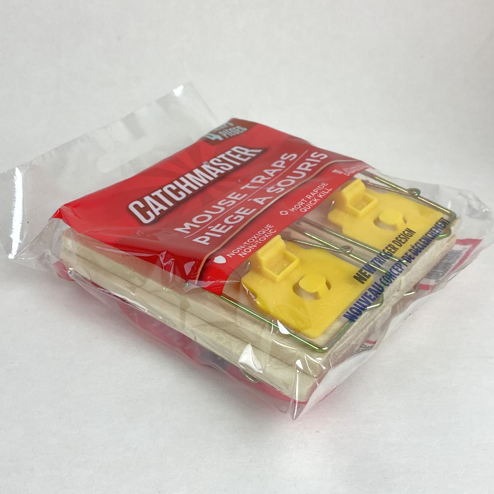 Catchmaster Mouse Traps 48-Count Disposable Traditional Kiln-Dried Wood Traps