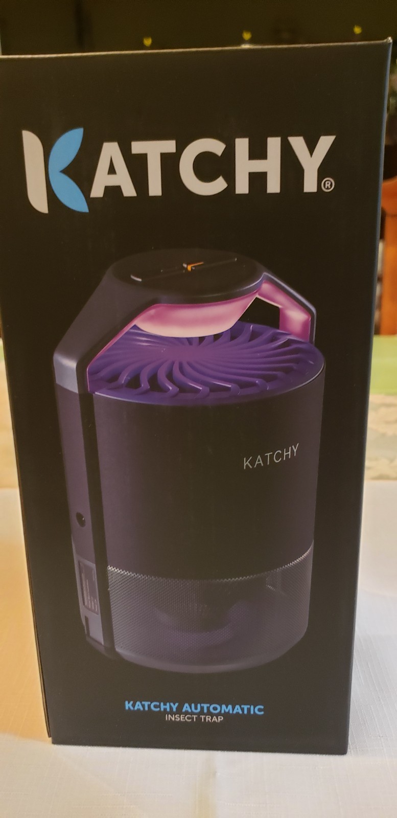 Katchy Automatic Indoor Insect Trap – Black NEW IN BOX
