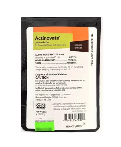 Actinovate Lawn & Garden Fungicide 2 oz OMRI Listed by Mycorrhizal Application