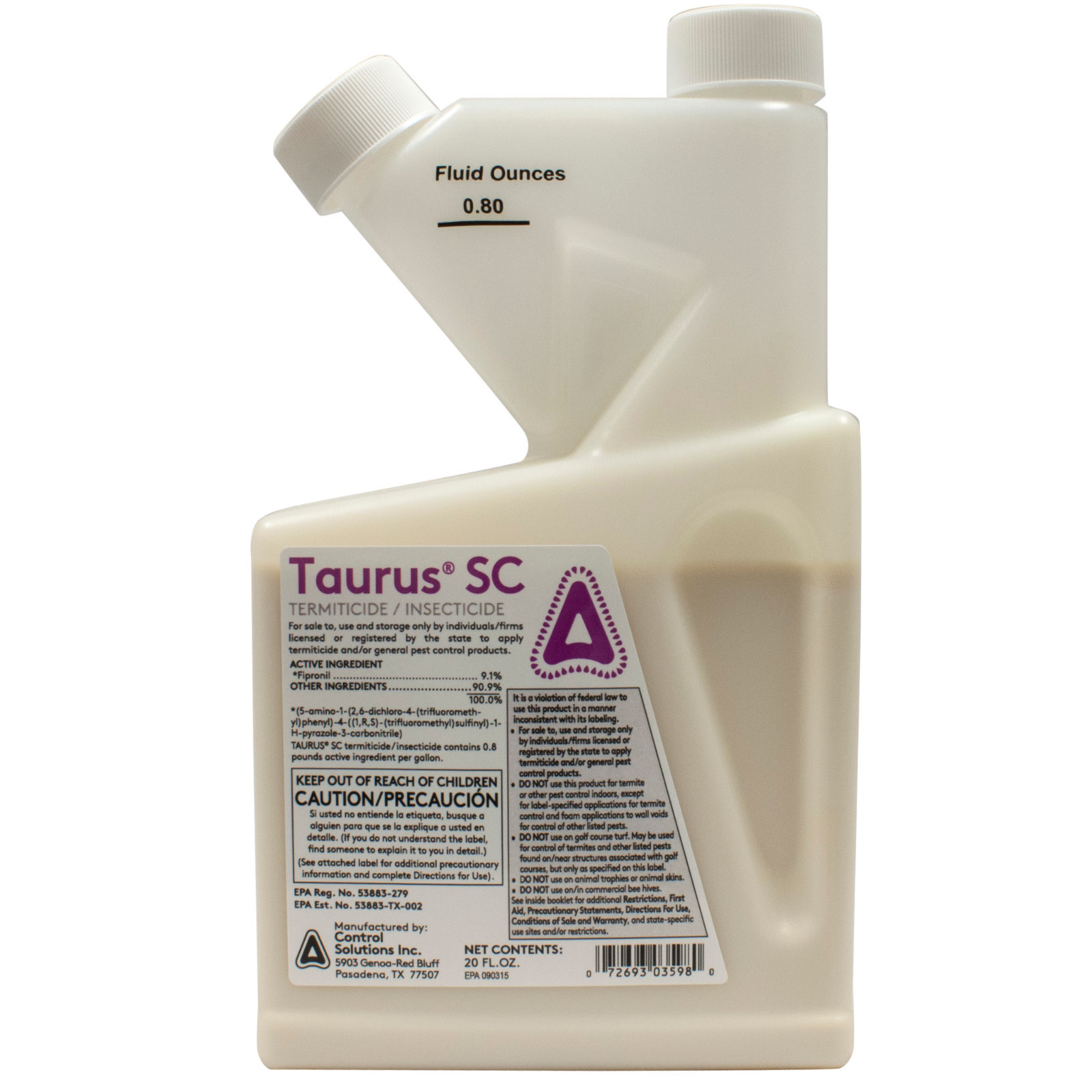 Taurus SC Termiticide $56.00 each (case of 4 Btls) -NOT FOR SALE TO:NY,CT,IN