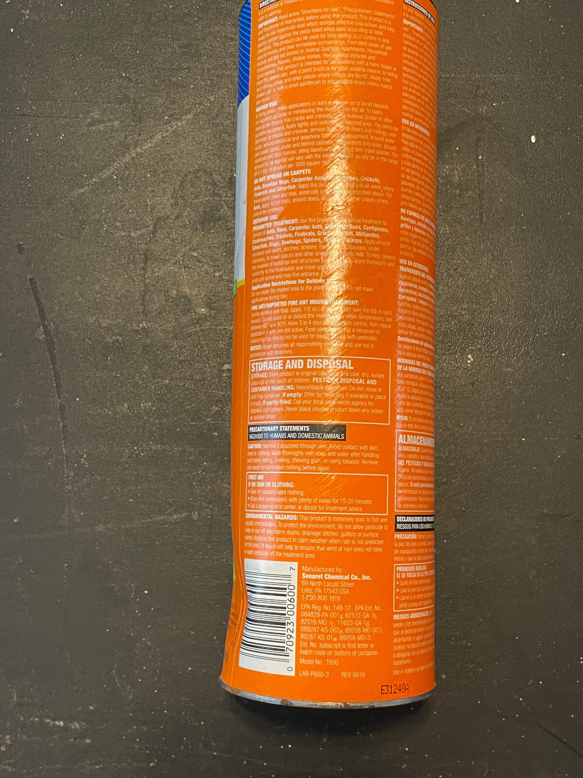 TERRO T600 Ant Dust Powder Killer for Indoors and Outdoors and Other Insects 1LB