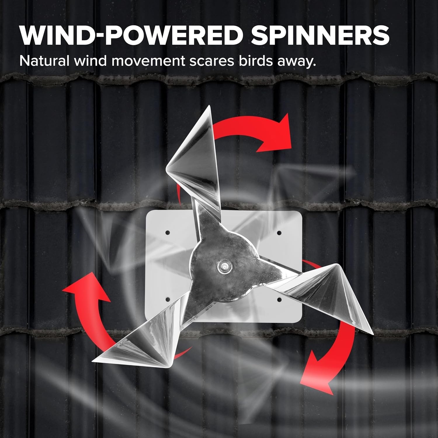 Modern Chrome Bird Control Solution
