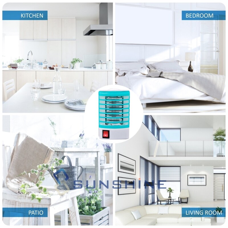 3 Plug in Mosquito Repellent Fly Catcher Mosquito Killing Lamp LED Exterminator
