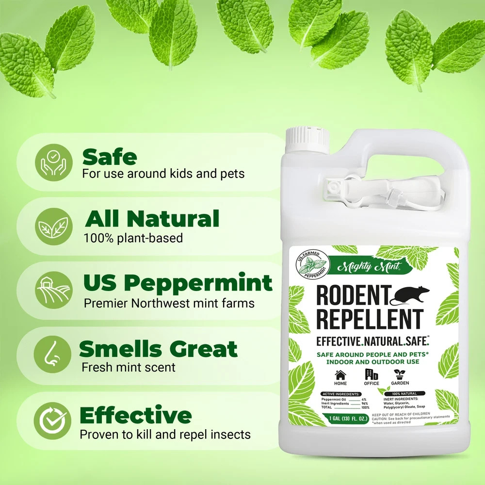 Mighty Mint Rodent Repellent, 130 fl. oz.