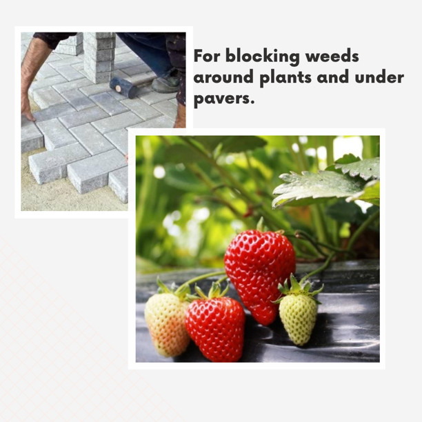 Heavy Duty Landscape Fabric 100 GSM, Weed Barrier Garden Mat, Different Sizes