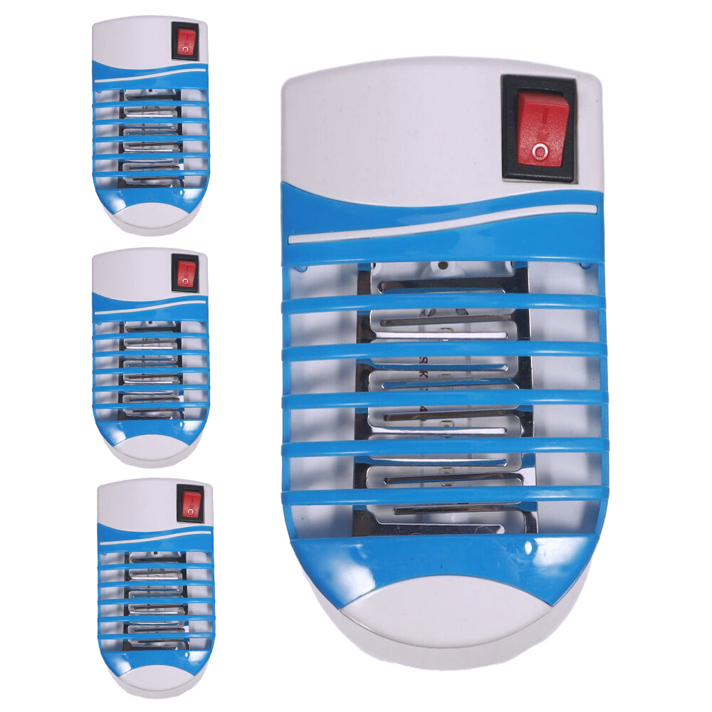 4pcs Plug in Electronic Repellent Mosquito Electric Zapper Gnat Fly Trap