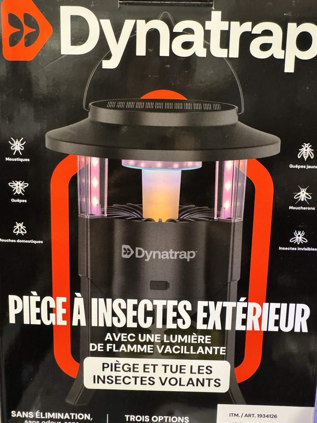 DynaTrap Outdoor Bug Trap Traps&kills Flying Insects Solar,Plug ,Cordless Power