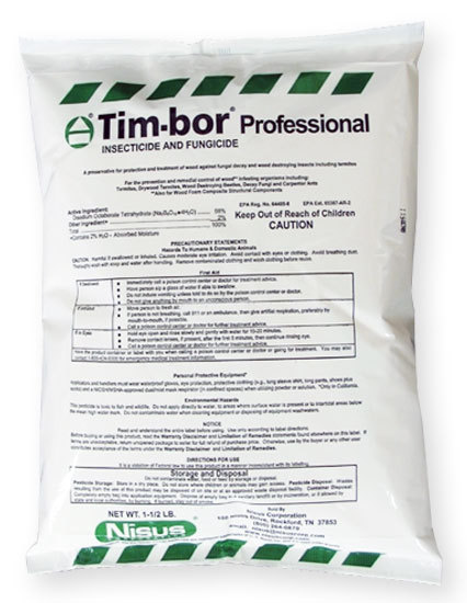 Timbor Insecticide and Fungicide – 1.5 Lbs. Bag | Long Lasting Termite Control