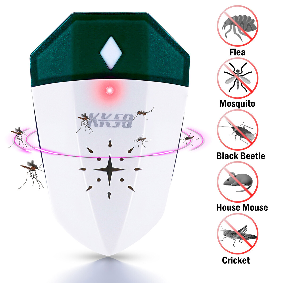 4 Pack Plug-In Ultrasonic Mouse/Rat/Rodent Repeller Repellent Pest Deterrent US