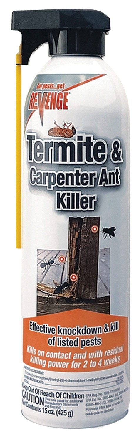 Revenge 4623 Termite & Carpenter Ant Killer 15 Oz Ready To Use Aerosol Spray Can