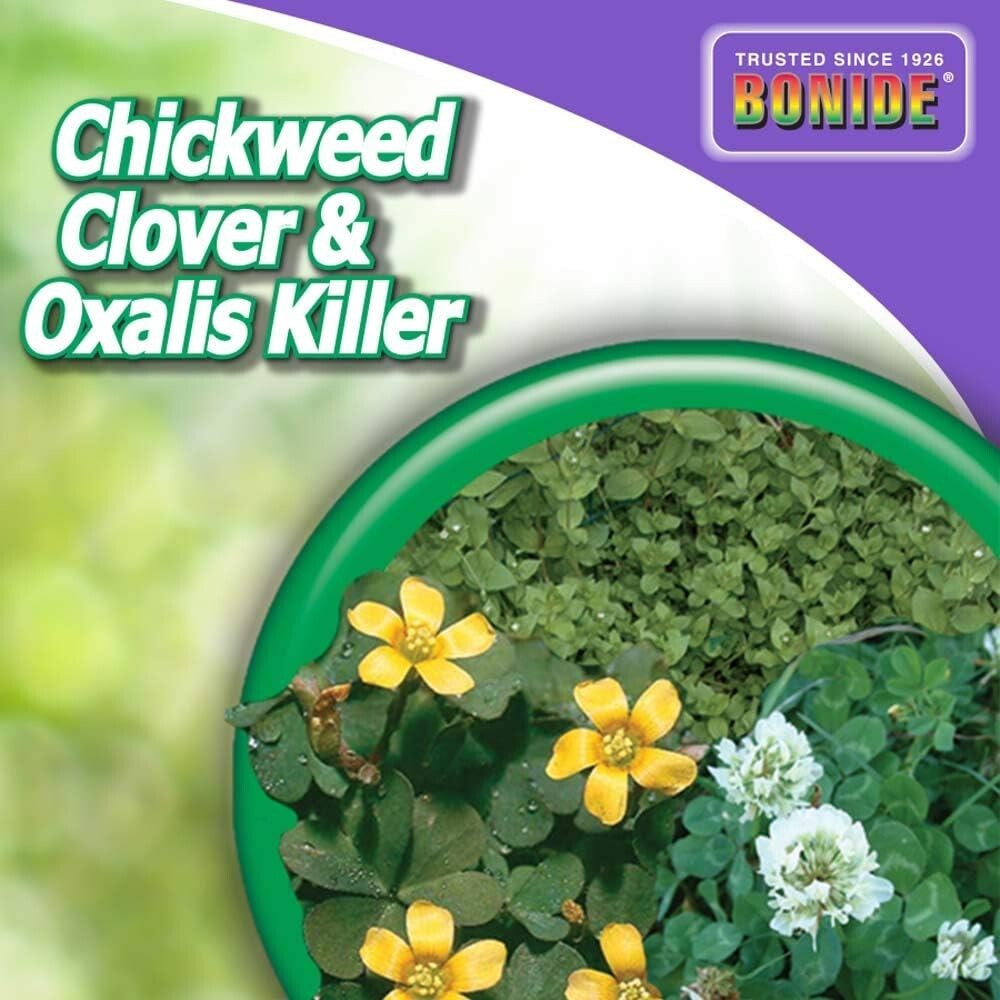 Bonide Chickweed, Clover & Oxalis Killer, 128 oz Ready-to-Use Spray