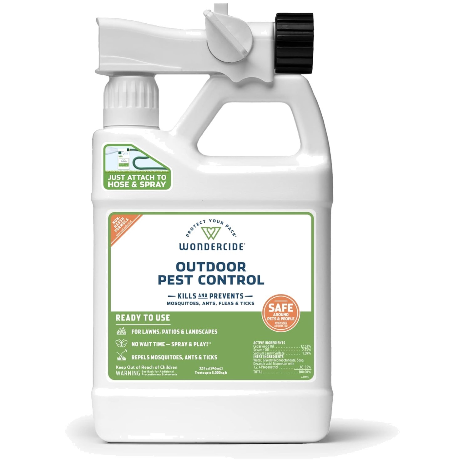Child-Safe Outdoor Pest Spray – Natural Ingredients – 32 oz