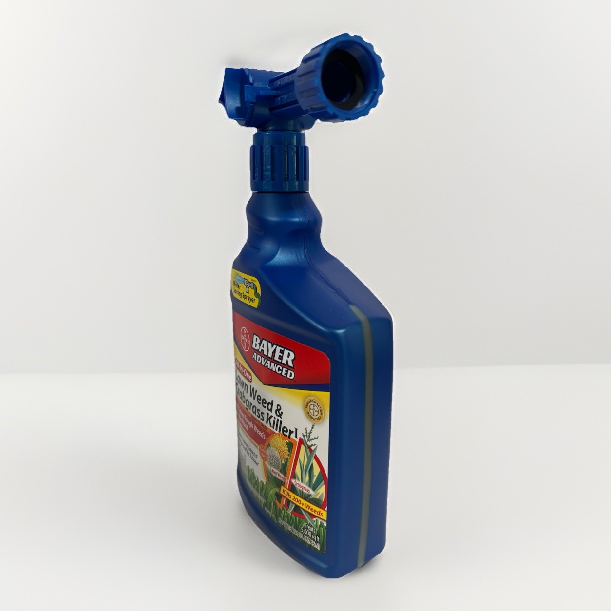 2-Pack Bayer Hose End All-in-1 Lawn Weed & Crabgrass Killer 32oz Spray W Sprayer