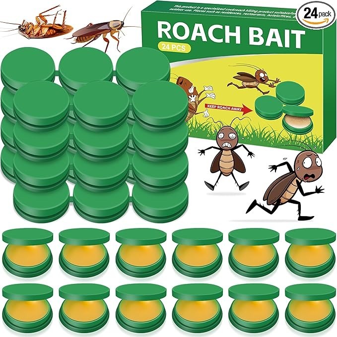 24-72PCS Cockroach Gel Bait Roach Killer Powerful Roach Repellent Bait Trap