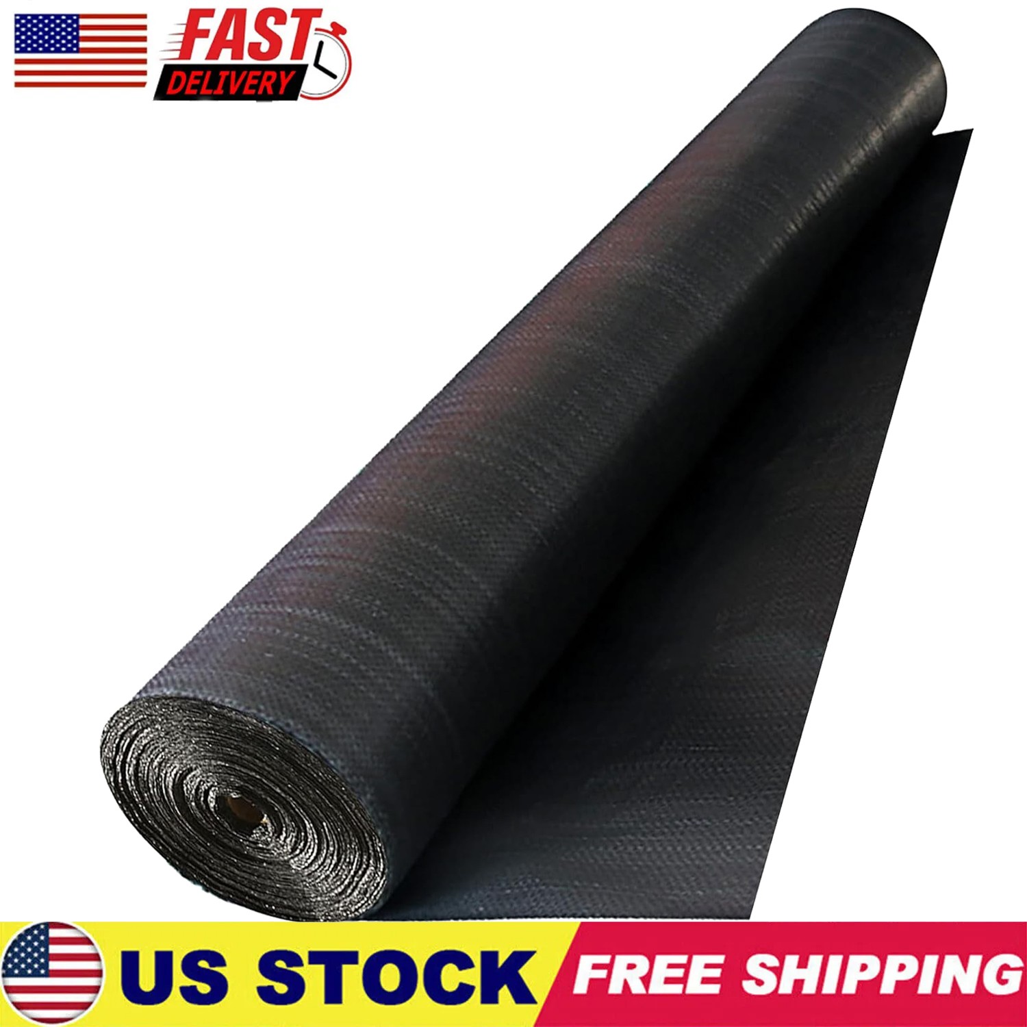 Driveway Fabric, 13x108ft Commercial Grade Landscape Fabric 13FTx108FT-5.8OZ