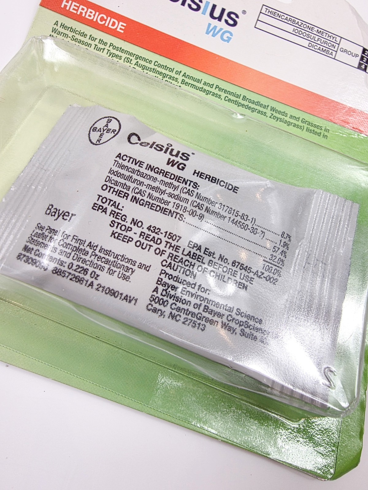 Bayer Celsius WG Single Dose 0.226 oz Easy Mix Packet – Post Emerge Weed Control