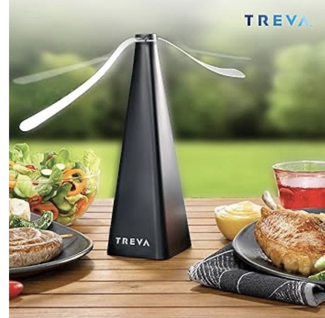 Treva Bugfan Bug Insect Fly Repellent Fan BNIB 2AA Battery Powered Soft Touch