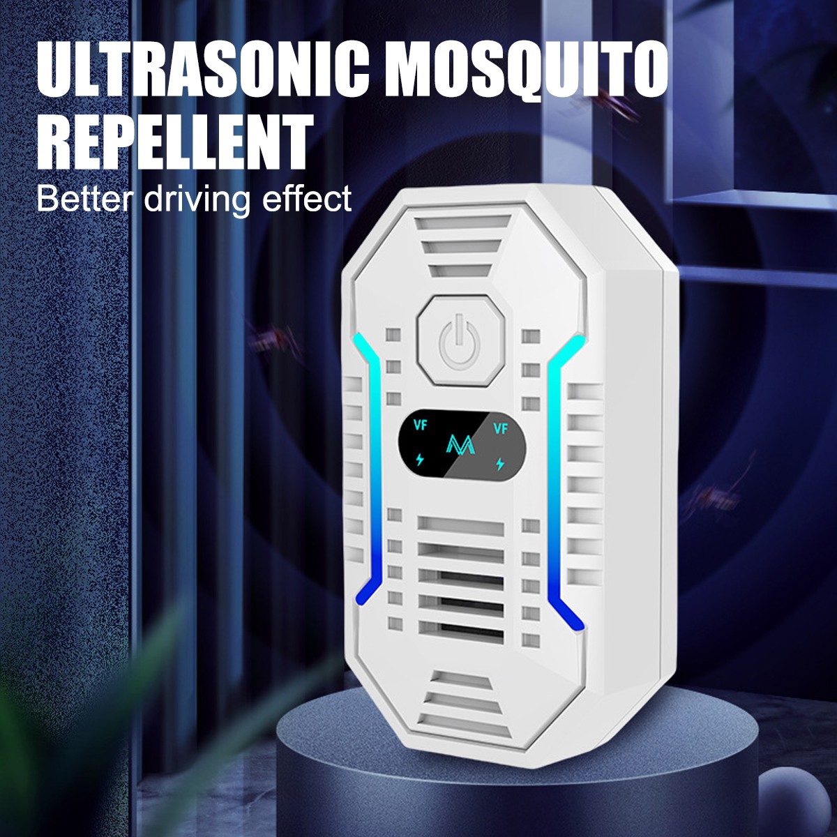 Ultrasonic Plug in Pest Repellent Control Flea Insects Mosquitoes Rats Mice Bugs