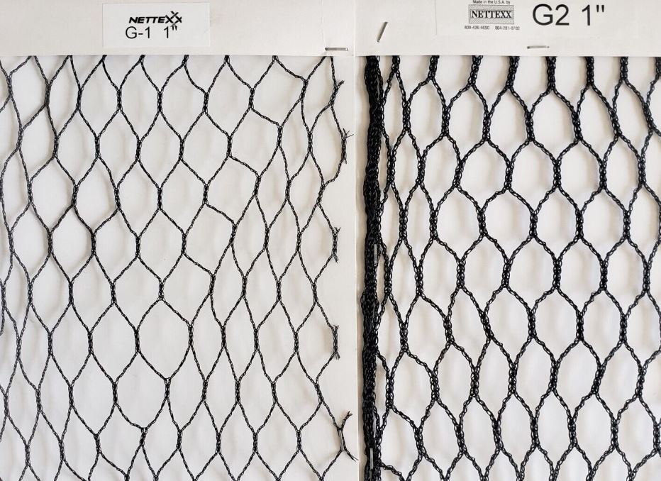 NETTEXX FLIGHTGARD G1-G2 Bird Netting 1″- 2″ MESH – MADE IN THE USA
