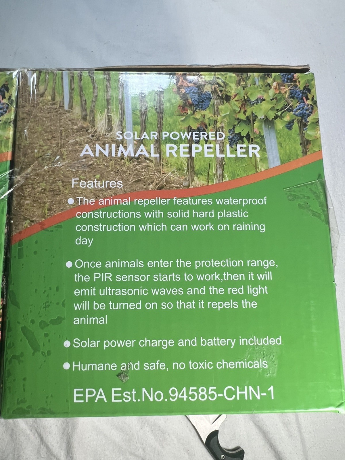 2026 Sonic Fortress Pro Deer Repellent Solar Ultrasonic Animal Deterrent 4 Pack