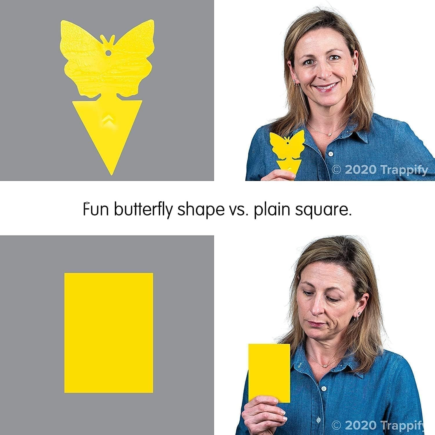 Modern Disposable Glue Fly Traps – 100 Pack for Gnat and Mosquito Control