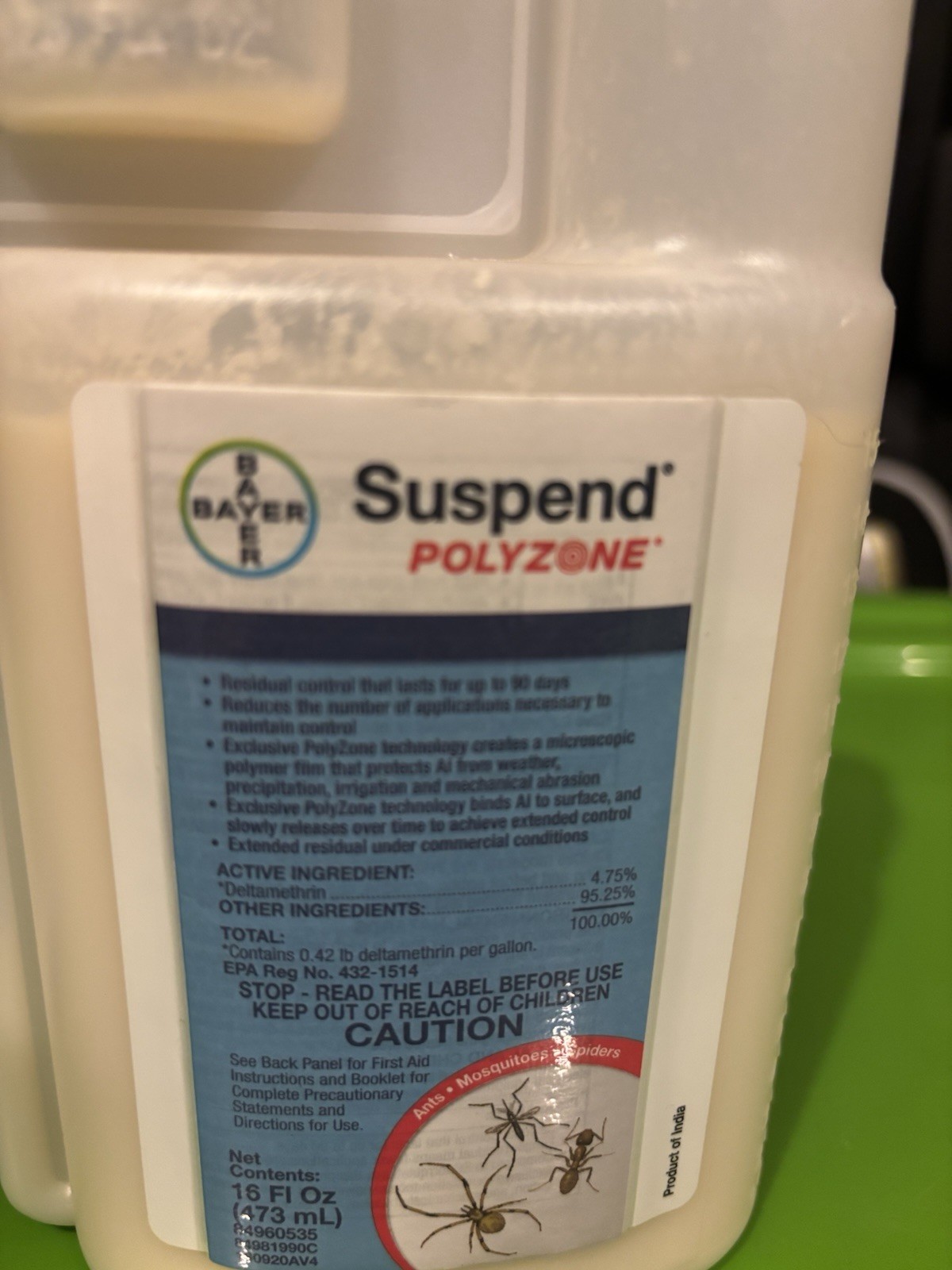Bayer Suspend Polyzone Concentrate Insecticide Ant Spider 16 fl oz