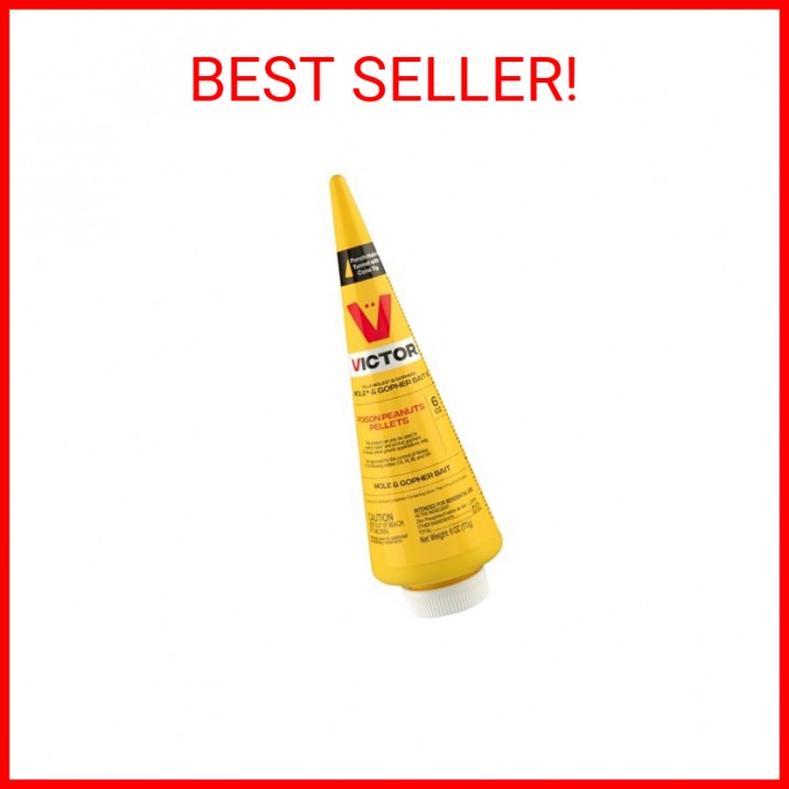 Victor M6006 Outdoor Mole & Gopher Poison Peanuts – Mole and Gopher Bait Killer