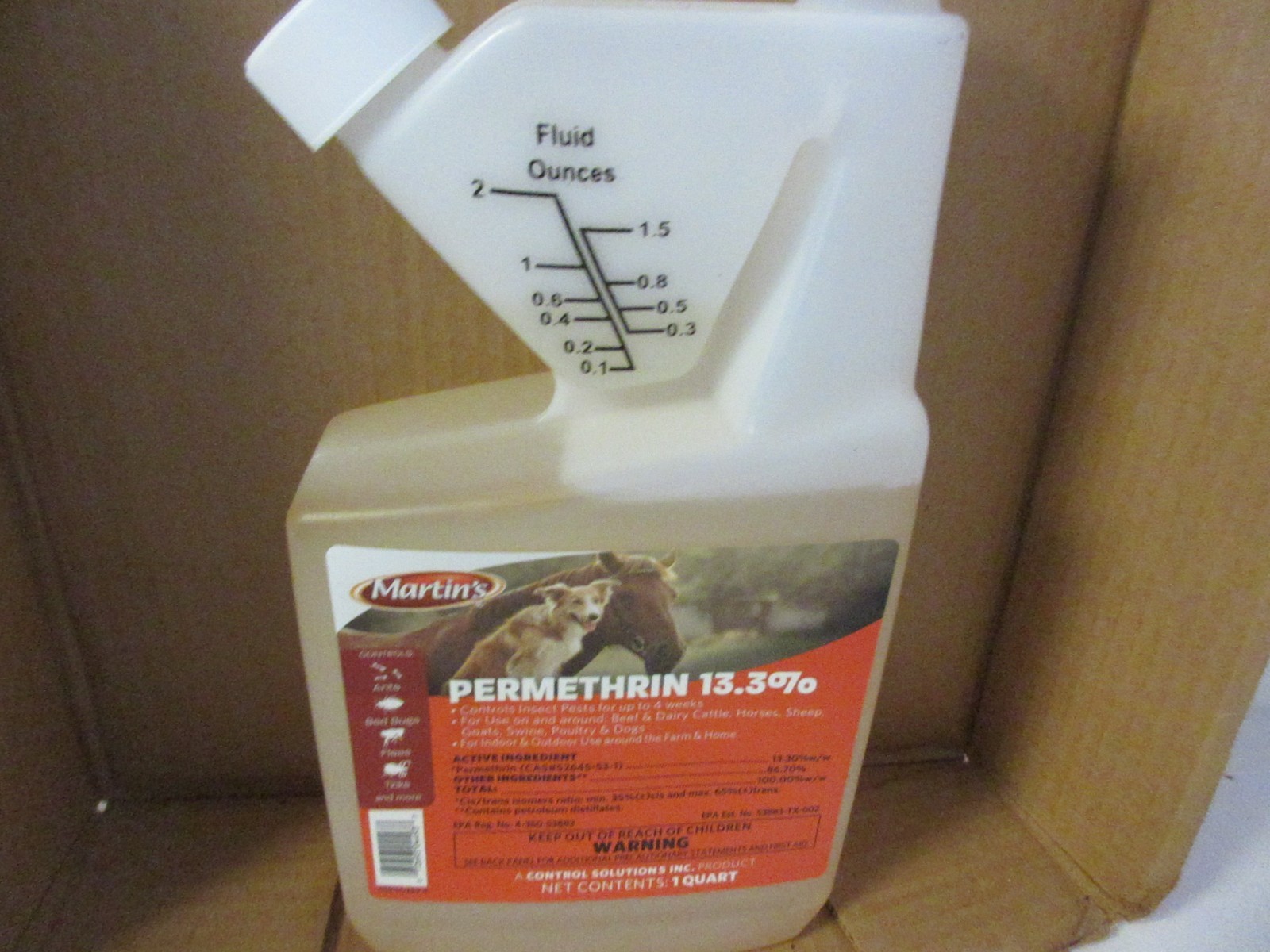 Martin’s Permethrin 13.3% Multi-Purpose Insecticide 32 oz by Control Solutions