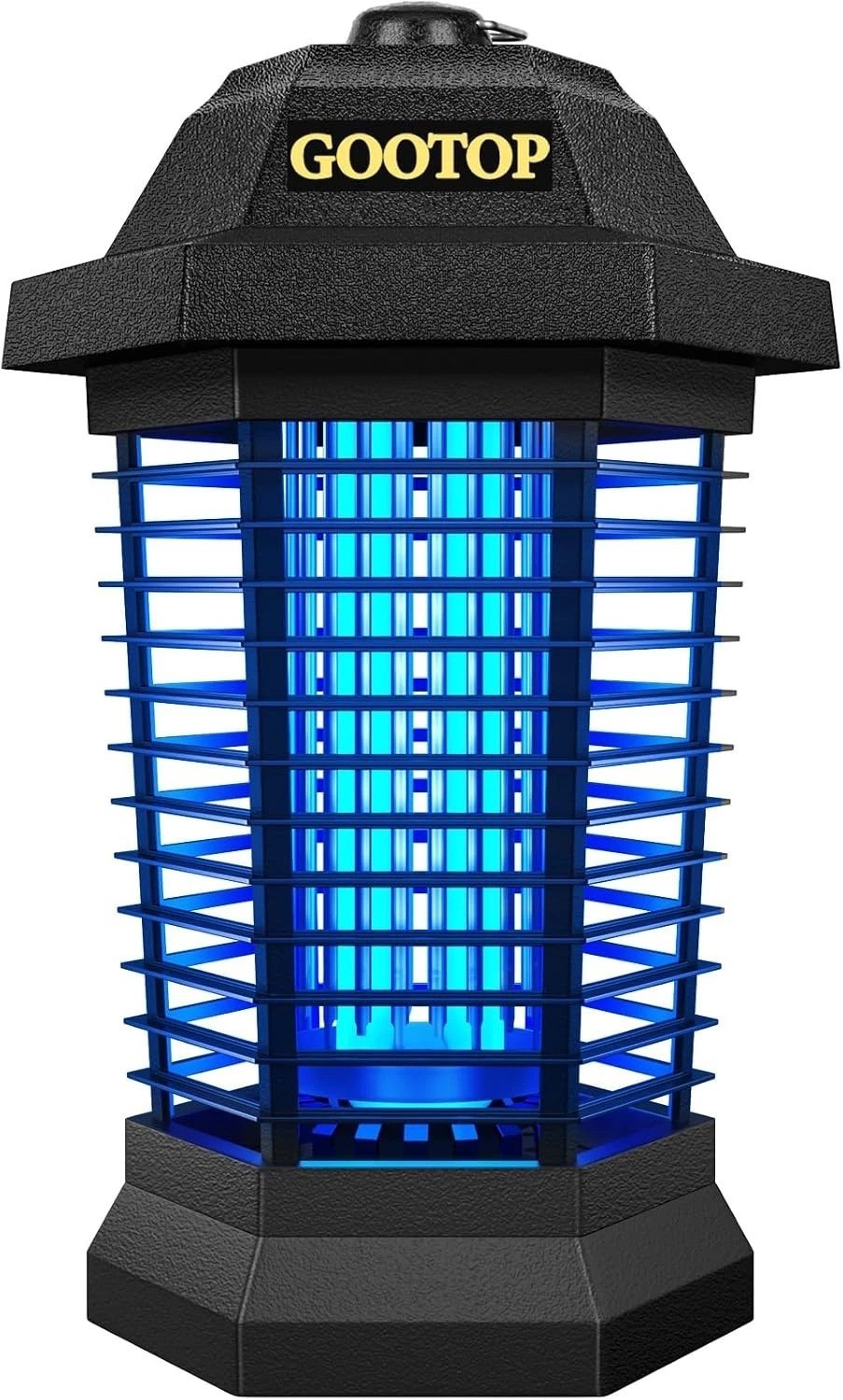 Black Vintage Bug Zapper – Versatile Indoor/Outdoor Electric Insect Exterminator