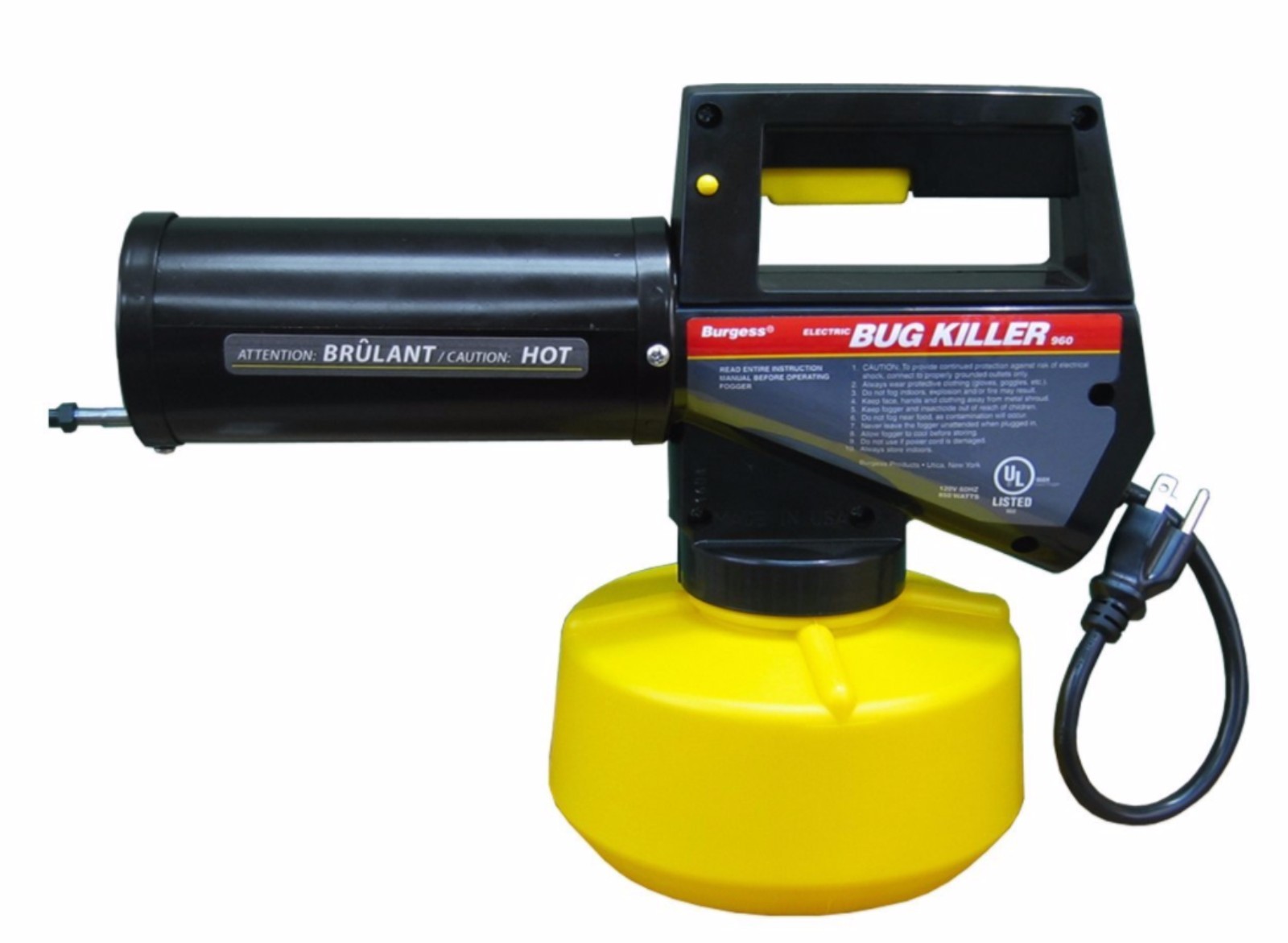 Electric Powered Mosquito / Bug / Insect Fogger Plus 64oz. Insecticide