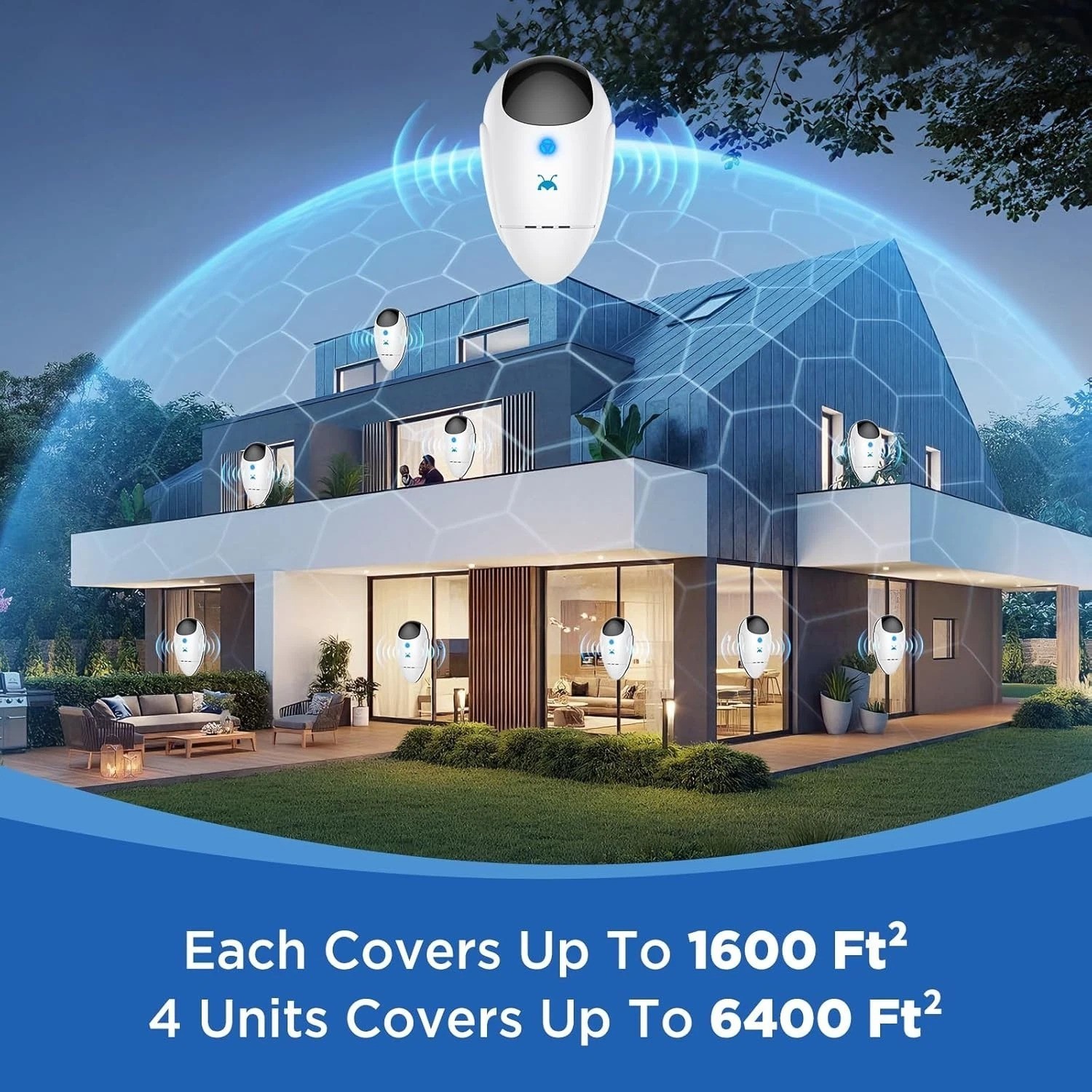 2026 Upgraded Ultrasonic Pest Repeller Indoor Insect Repeller Pestlab, Pest Cont