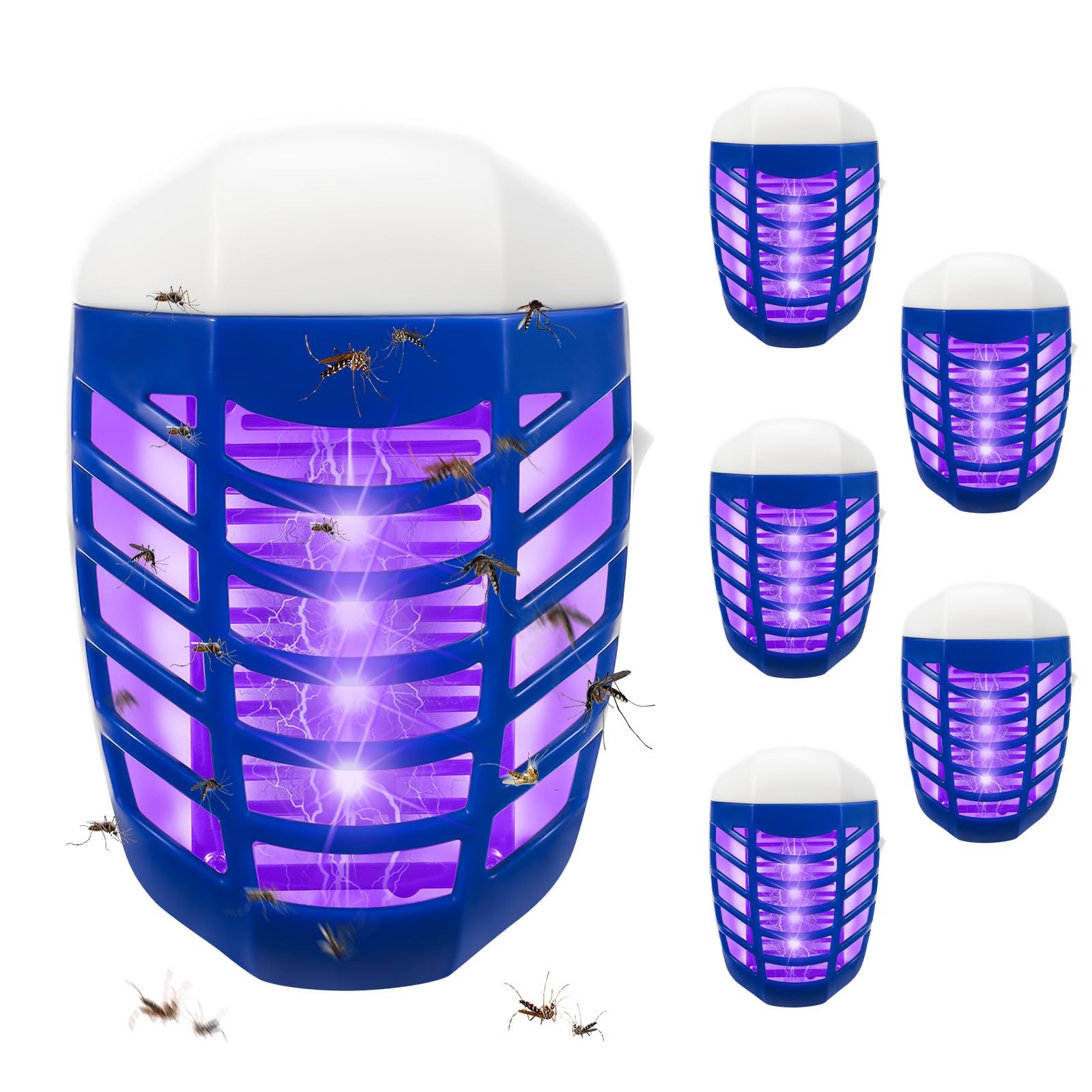 6 Pack Plug in Bug Zapper, Indoor Bug Zapper Plug in for Flying Insect Fully …